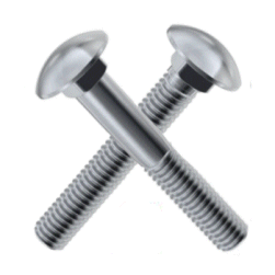 M10 x 70mm Carriage Bolt Square Neck. A4 Stainless.
