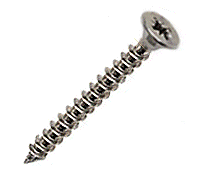 3.5mm x 40mm Chipboard Screw Csk Pozi A2 Stainless.