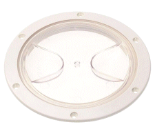 6-Inch Clear Waterproof Inspection Hatch. Access Covers.