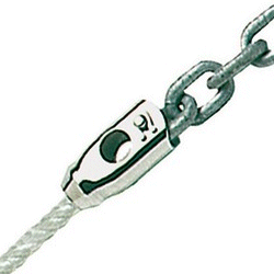 Connector for 8mm Chain to 12mm Rope.
