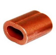 6mm Copper Wire Rope Ferrule (Crimp). CF6.0