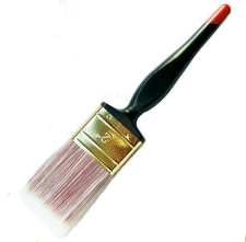 2.1/2 Inch Easy Glide Paint Brush. Synthetic Bristles.