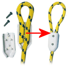 10mm Easy Rope Splicing Clamps. Pack of 2.