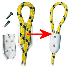 Easy Rope Splicing Clamps.