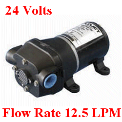 Flojet Shower Drain Pump 4105 Series 24 Volts.
