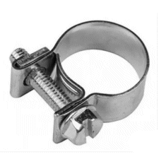 12 - 13mm Stainless Fuel Line Hose Clip, 9mm Width.