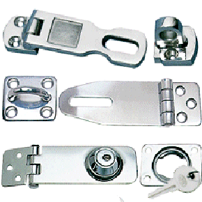 Hasp and Staple In Stainless Steel.