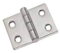 Hinge, Surface Mount A4 316 Stainless 50 x 50mm.