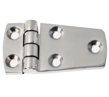 Hinge, Surface Mount A4 316 Stainless 74 x 39mm.