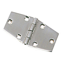 Hinge, Surface Mount A4 316 Stainless 96 x 55mm.