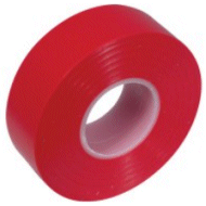 Red PVC Electrical Insulation Tape.