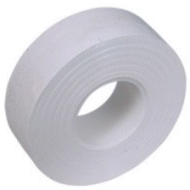 White PVC Electrical Insulation Tape.