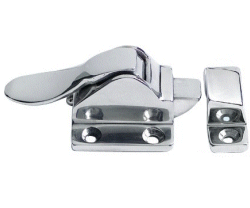 Stainless Cupboard Door Latch Surface Mount.