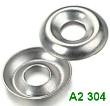 Formed Screw Cup Washers A2 Stainless Steel.