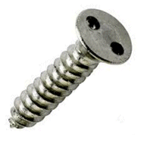 No.10 x 2 Security Self Tapping Screw, 2 Hole.