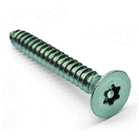 No10 x 1-1/2 Torx Security Self Tapping Screw Csk A2 Stainless.