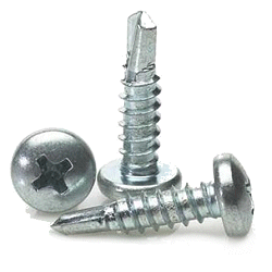 No 6 x 3/8 Self Drilling Pan Pozi Screw Stainless A2.