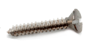 No12 x 1.1/2 Self Tapping Screw Csk Slotted A4 Stainless.