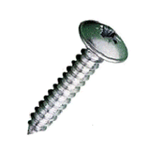 No.8 x 1 Self Tapping Screw Flange Head Pozi. A2 Stainless.