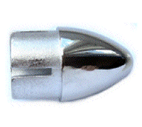 Stainless 25mm Tube Bullet End Plug