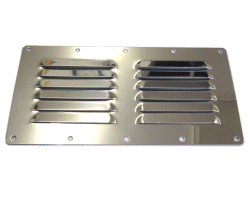 Stainless Air Vent Grille Cover. 117mm x 231mm.M