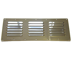 Stainless Air Vent Grille Cover. 117mm x 340mm.