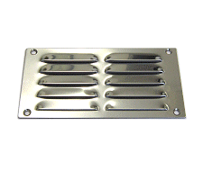 Stainless Air Vent Grille Cover. 76mm x 152mm.M