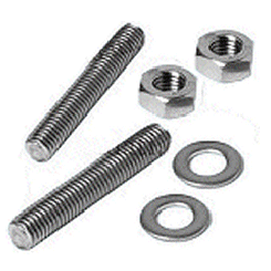 Stainless Steel Studs Nuts and Washers.