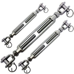 Stainless Turnbuckle Open Body Rigging Screws.