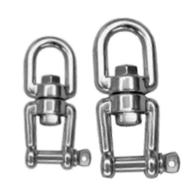 Swivel Shackle Jaw to Eye 316 Stainless.