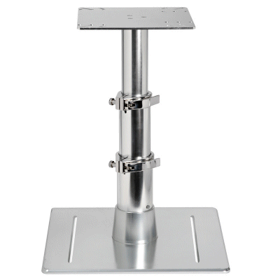 Table Pedestal Leg. Gas Lift Assisted. Large Base.