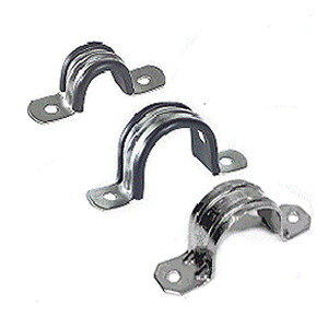 Tube, Pipe Saddle Brackets in Stainless Steel.