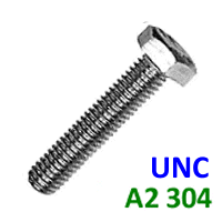 1/2 x 2-Inch UNC Set Screw A2 Stainless Steel.