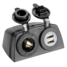 USB Power Sockets and 12 or 24 Volt Outlet.
